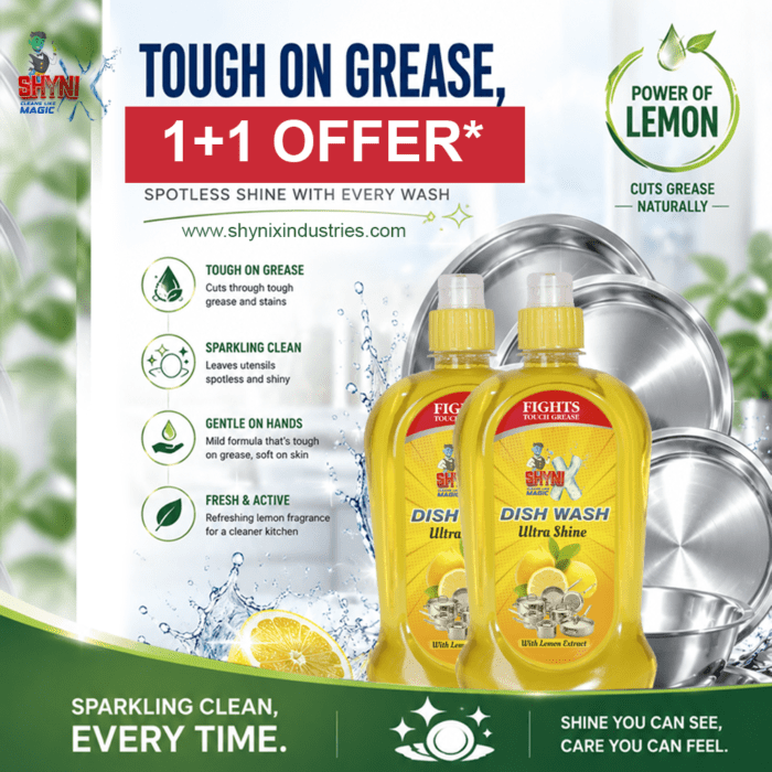 Dish Wash Liquid – 1 Liter (1+1 Offer)