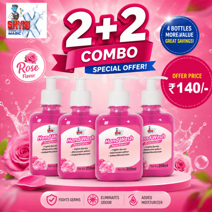 Hand Wash Rose Flavor – 250 ML (2+2 Special Combo Offer)